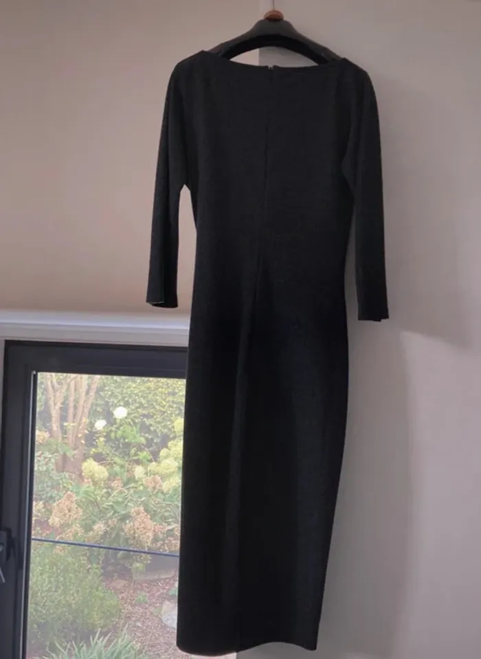 Superbe robe longue MaxMara dans les tons de gris || taille S || en parfait état - photo numéro 2