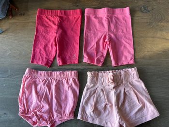 Lot de short bébé fille 9 mois