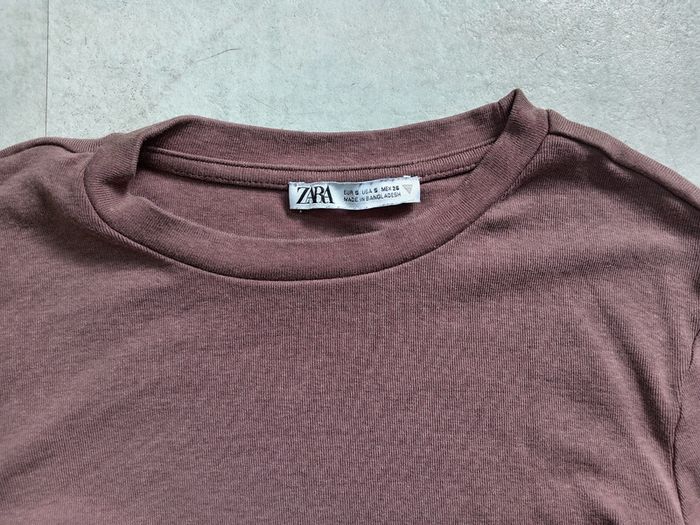 T shirt manches longues cropped taille S - photo numéro 3