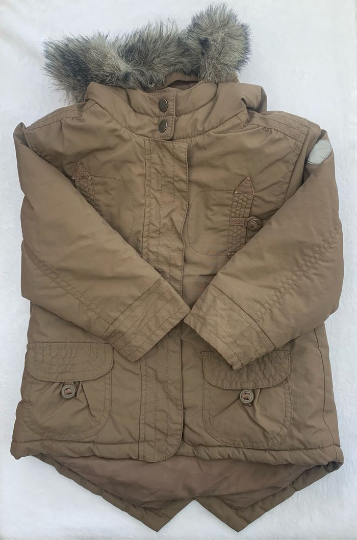 Manteau marron fille Verbaudet 2 ans