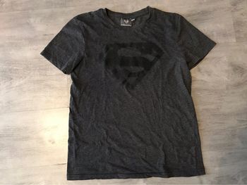 Tee-shirt noir S super man
