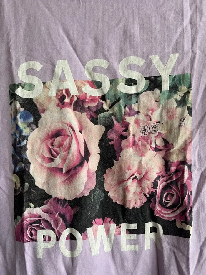 Teeshirt Violet Kiabi - photo numéro 2