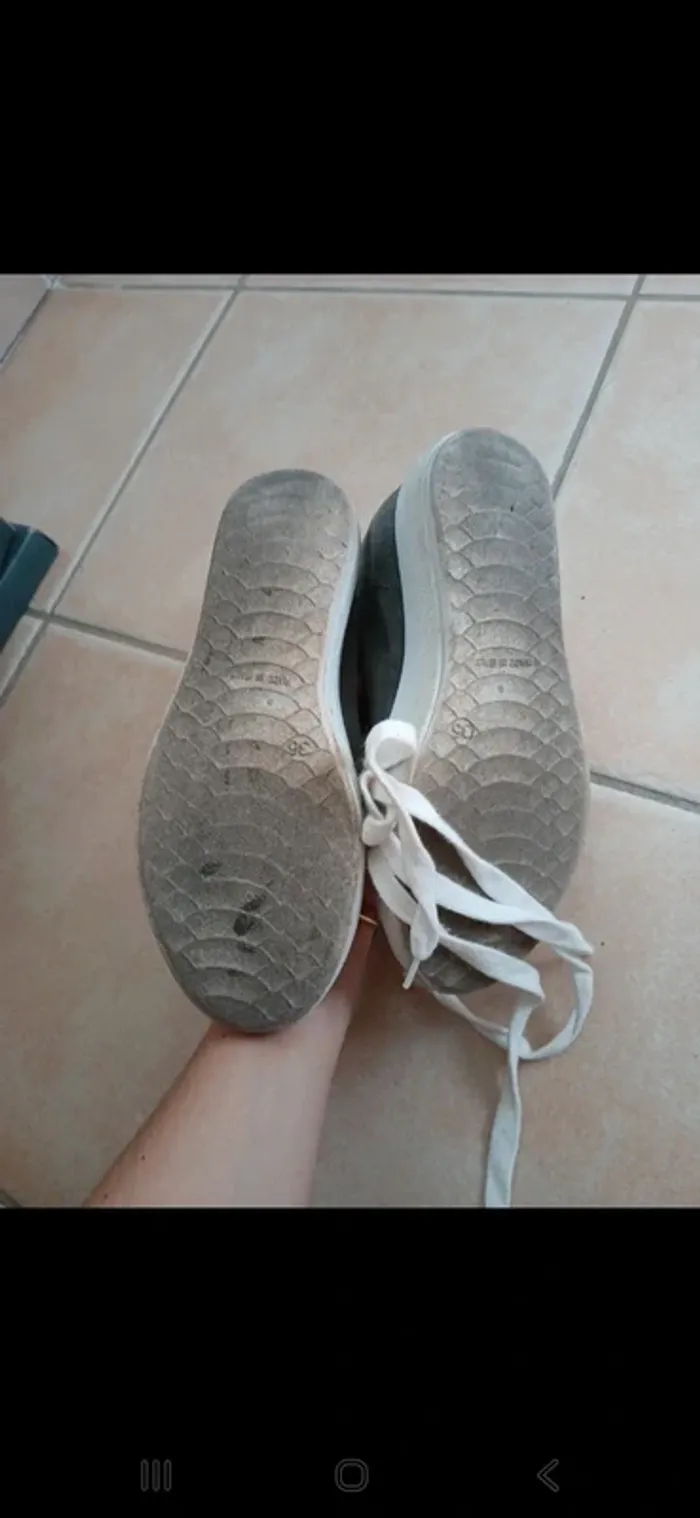Baskets a talons compensés hapiness - photo numéro 2