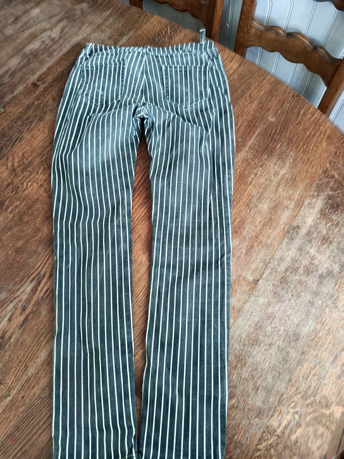 pantalon a rayure - photo numéro 3