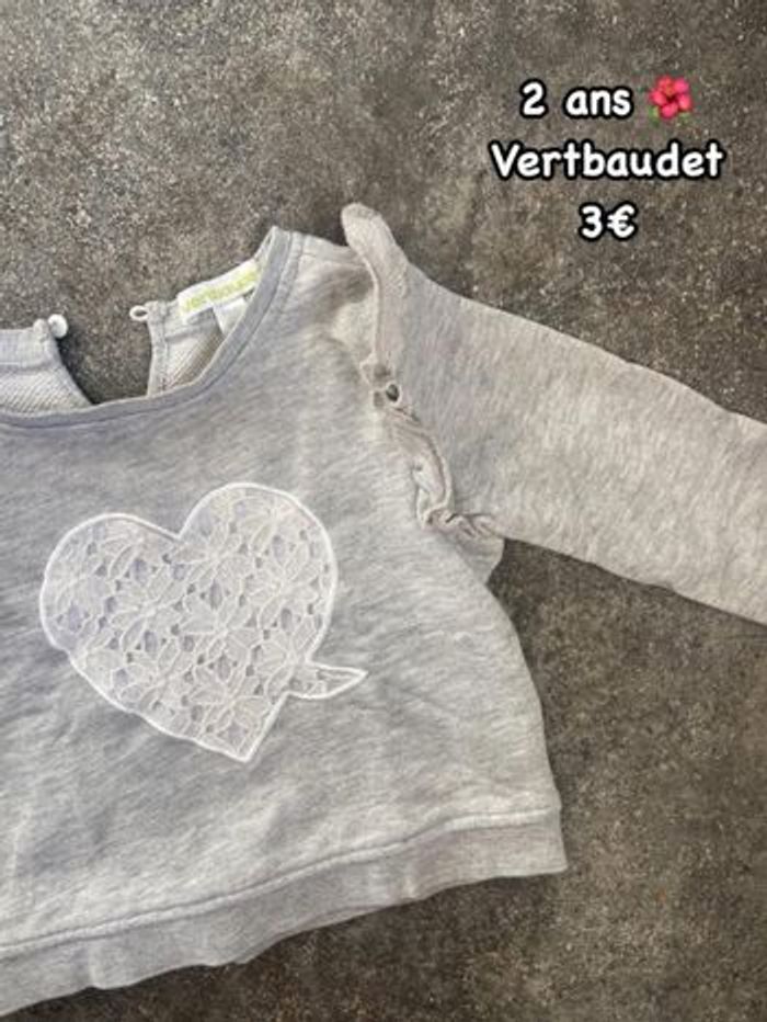 Sweat 🌺 2 ans 🌺 Vertbaudet