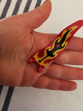 Drapeau flamme Playmobil pièce détachée