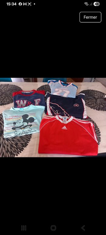 Lots de 5 articles 10 ans 