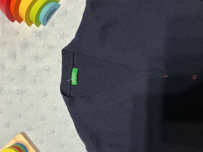 gilet léger bleu marine 14 ans united colors of benetton - photo numéro 6