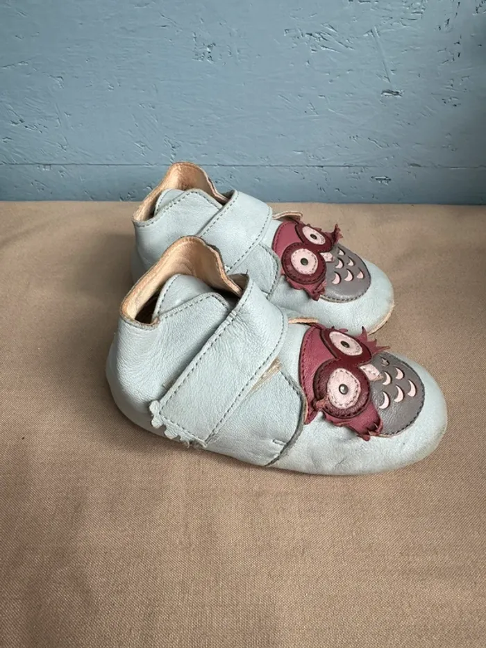 Chaussons gris EZPZ easy peasy hiboux 25 - photo numéro 9
