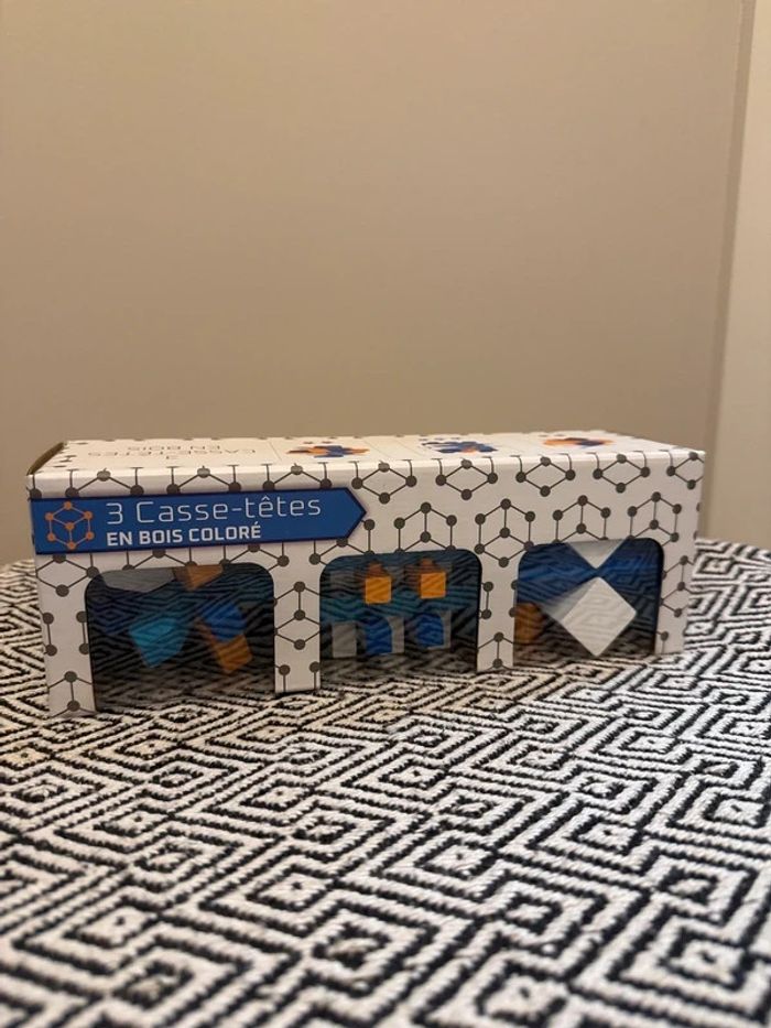 WDK - 3 casse-têtes en bois colorés - 6 ans et + - photo numéro 2