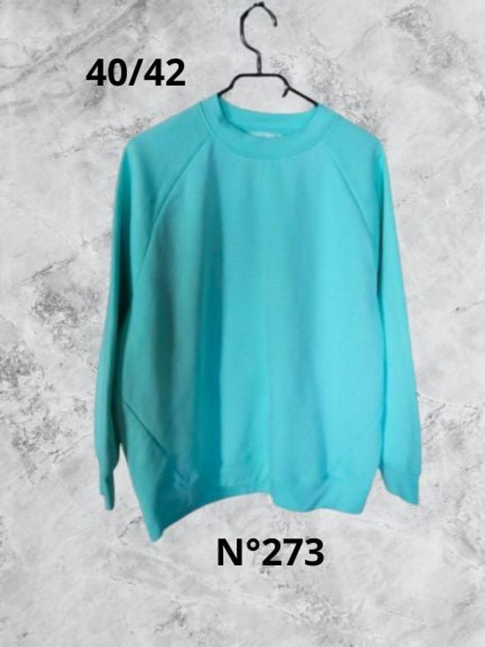 N°273 Sweat vert/menthe T40/42. Primark.