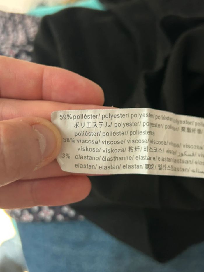 Débardeur tout doux en viscose Zara noir taille M - photo numéro 5