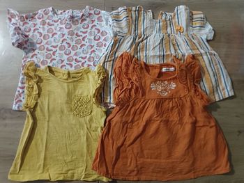 Lot 4 tee shirts - blouse