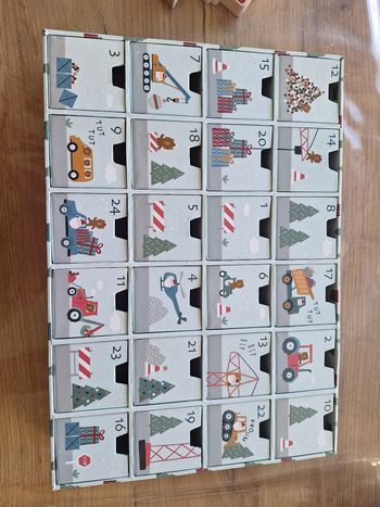 Calendrier de l avent en bois