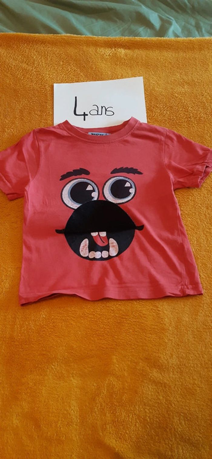 Lot de 4 Tee-shirt manche courte 4 ans - photo numéro 5