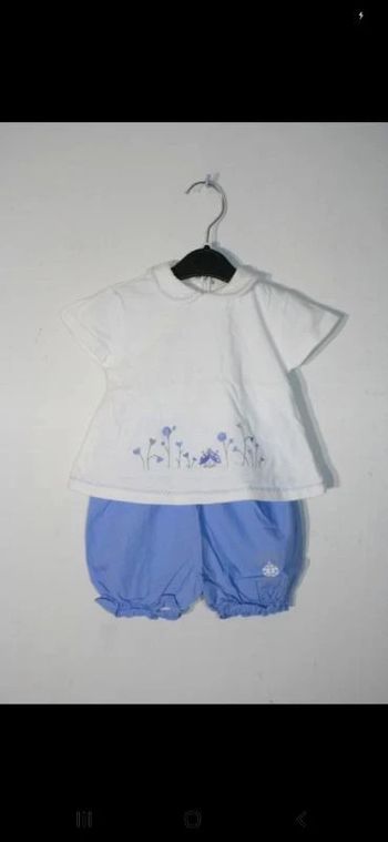Ensemble 2 pcs polo + bloomer 3m