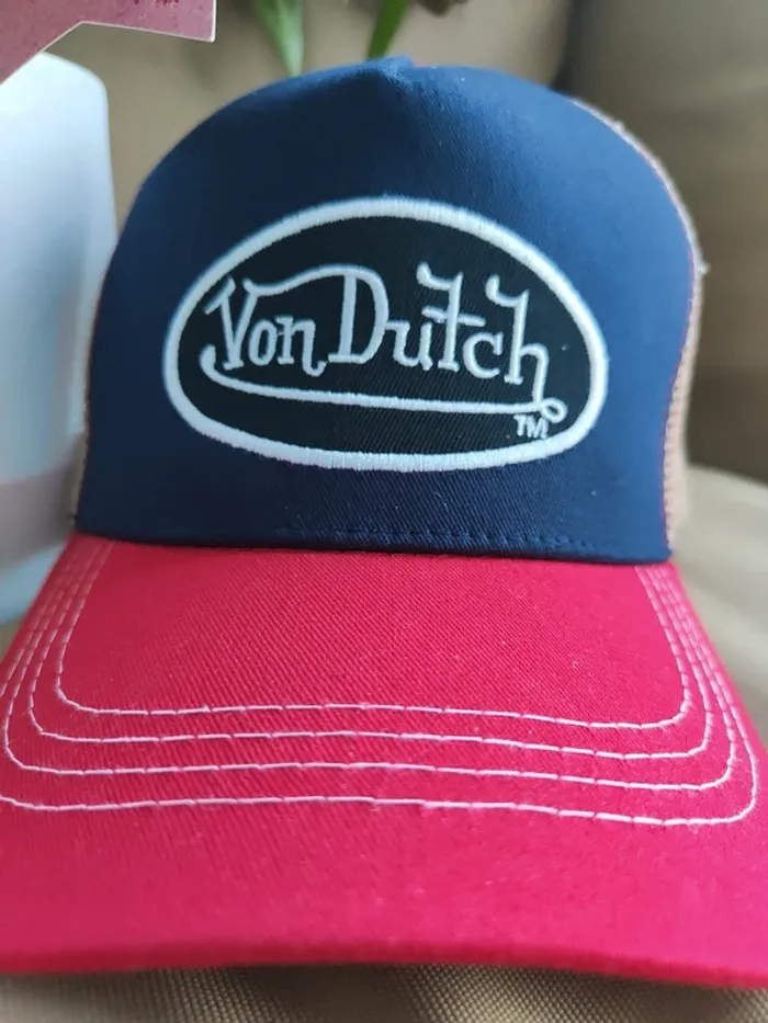 Casquette Trucker Von Dutch tricolore - photo numéro 3