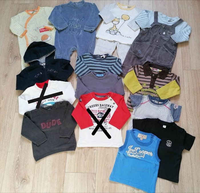 Lot de vêtements garçon 9 mois
