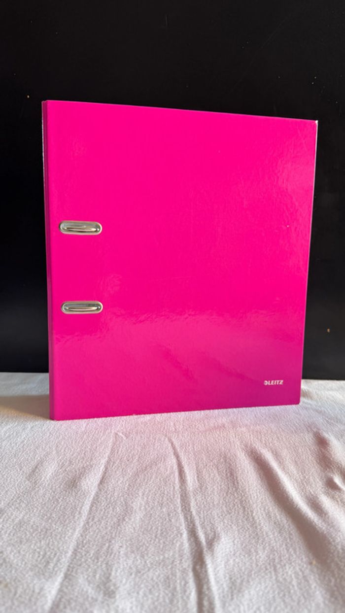 Classeur à levier Leitz Rose - photo numéro 3