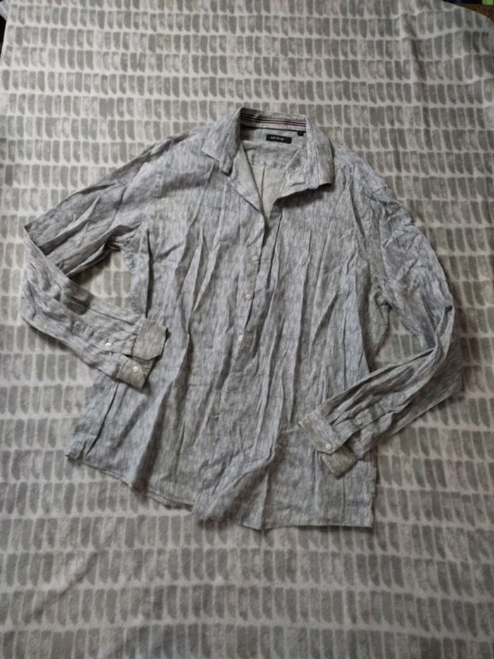 Chemise manches longues noir et blanc Devred xxl 44 - photo numéro 1
