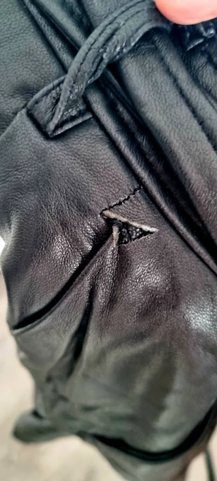Short en cuir noir kookai 38 - photo numéro 7