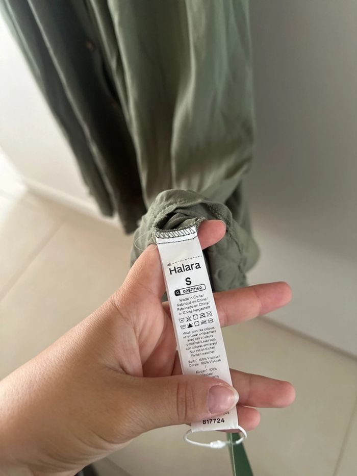 Robe longue Halara vert kaki – Taille S – Neuve avec étiquette - photo numéro 4