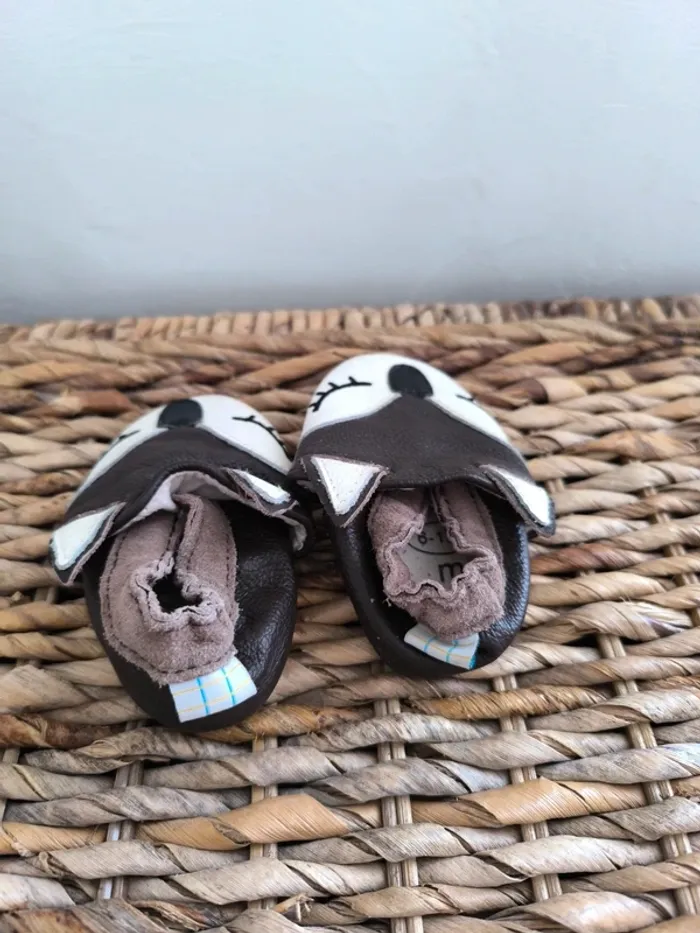 Chaussons renard en cuir - photo numéro 2