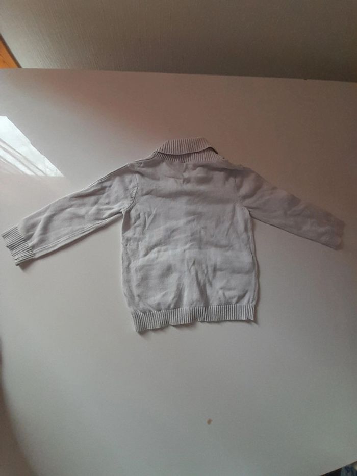 Gilet blanc avec boutons - photo numéro 5