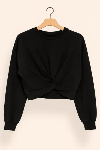 weat Femme H&M Noir - Taille 38/M - Style Tendance