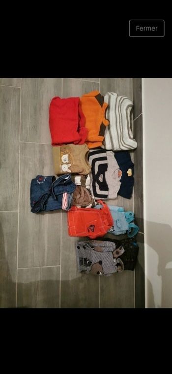 Lot vêtements 12 mois