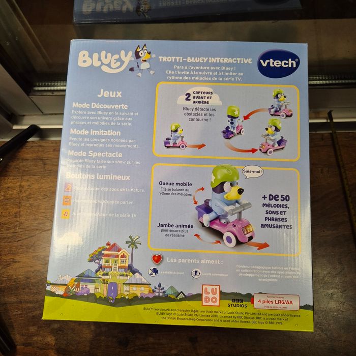 Trotti Bluey Interactive - Bluey 3 modes de jeu - VTech - photo numéro 3