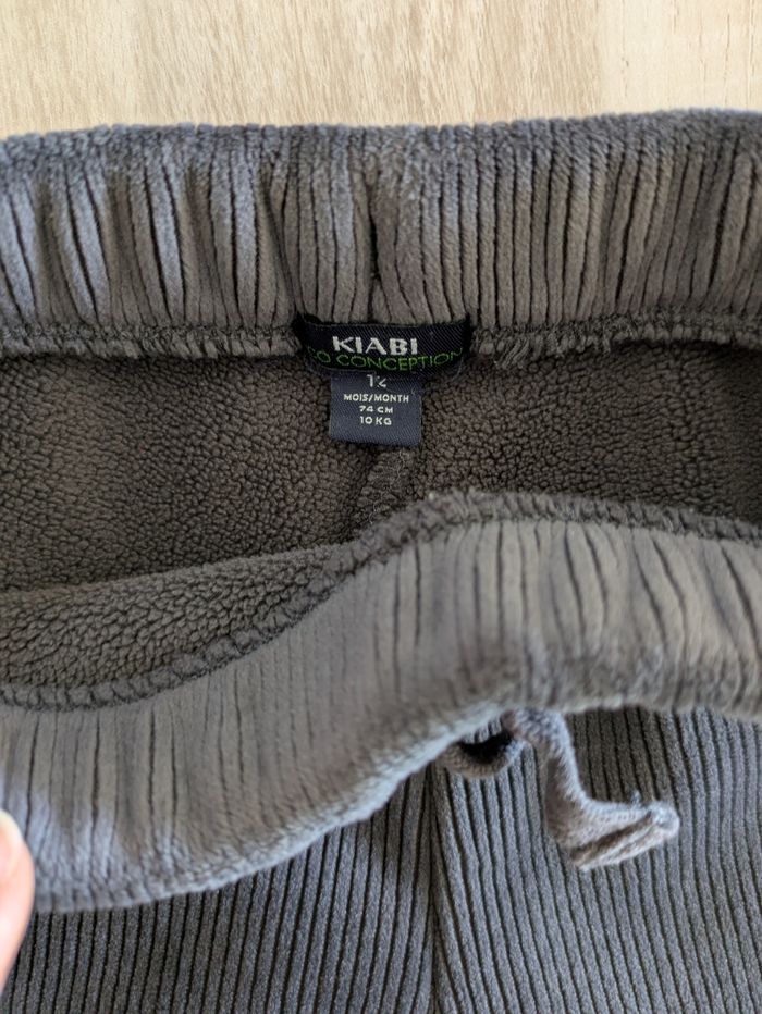 Pantalon velours chaud 12m - photo numéro 3