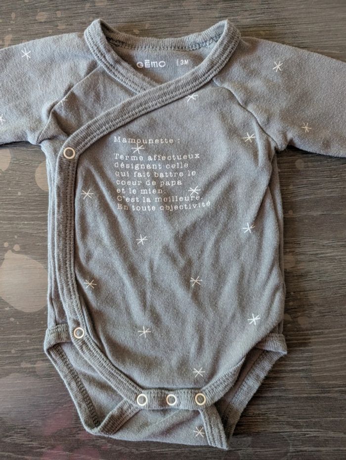 Body manches longues mamounette