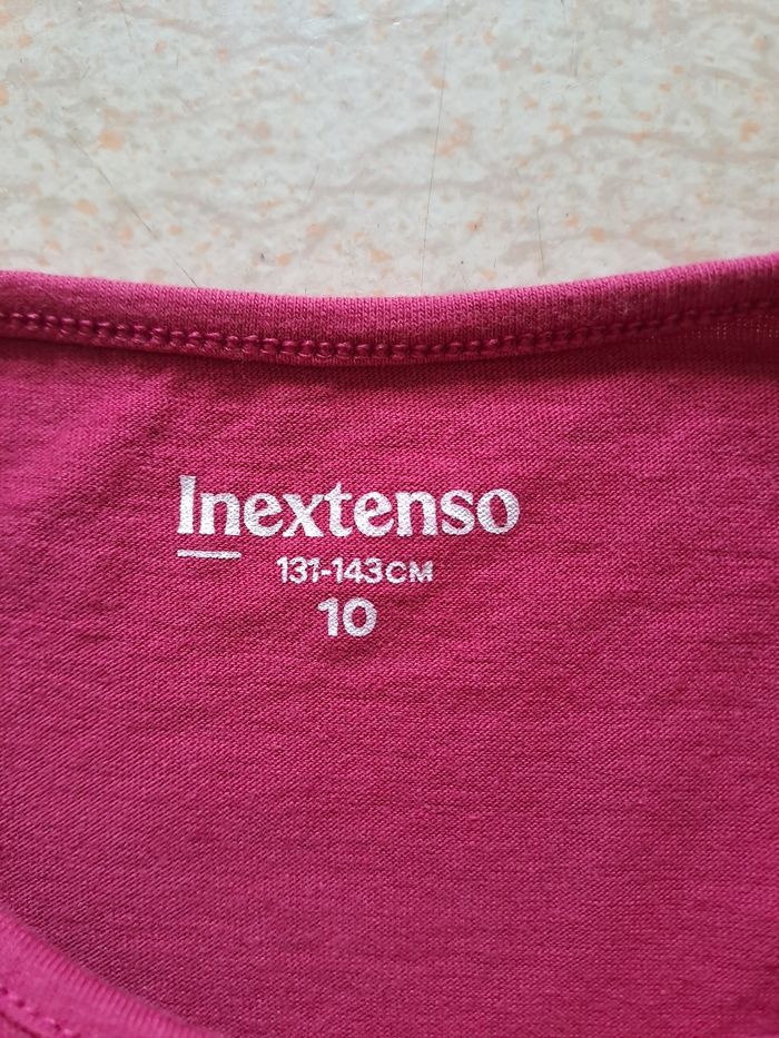 T-shirt fille / T. 10 ans / " In extenso " / Neuf - photo numéro 3