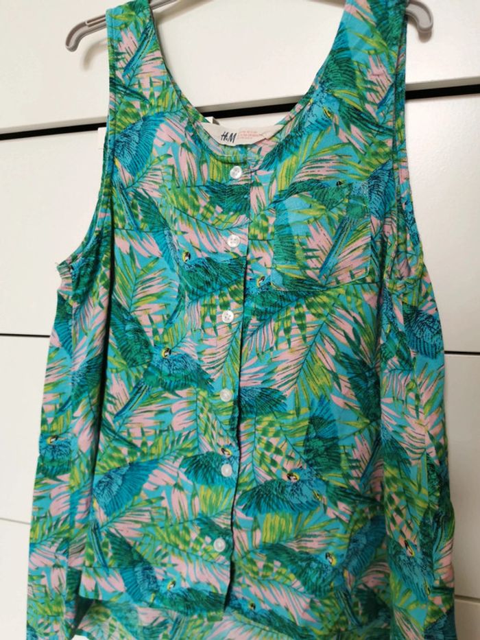 Chemise sans manche h&m 12/13 ans - photo numéro 3