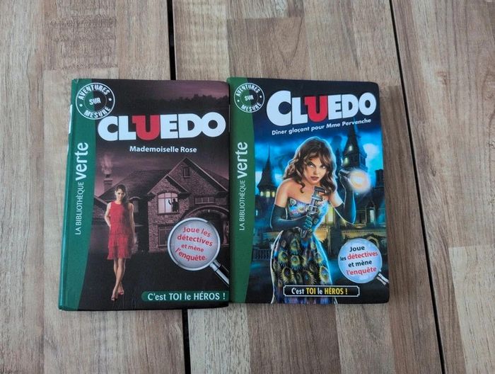 Lot livres Cluedo : c'est toi le héros !