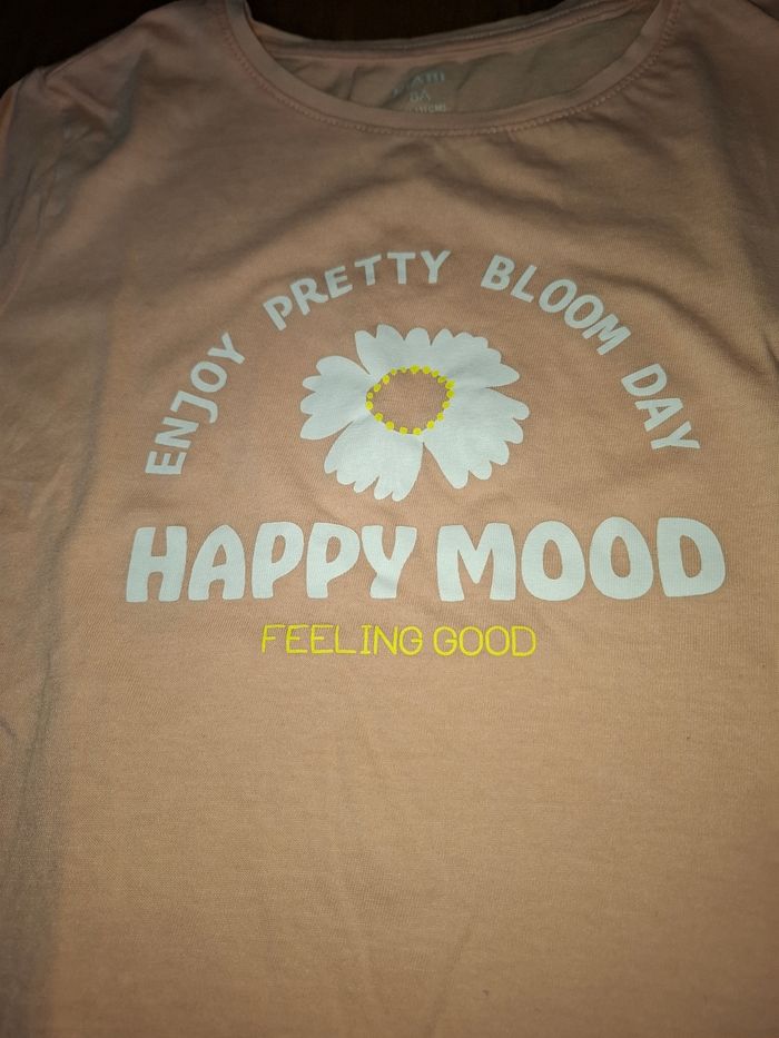 T-shirt orange clair 8 ans - photo numéro 2