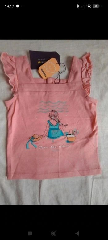 Joli tee-shirt neuf sergent major 2 ans 