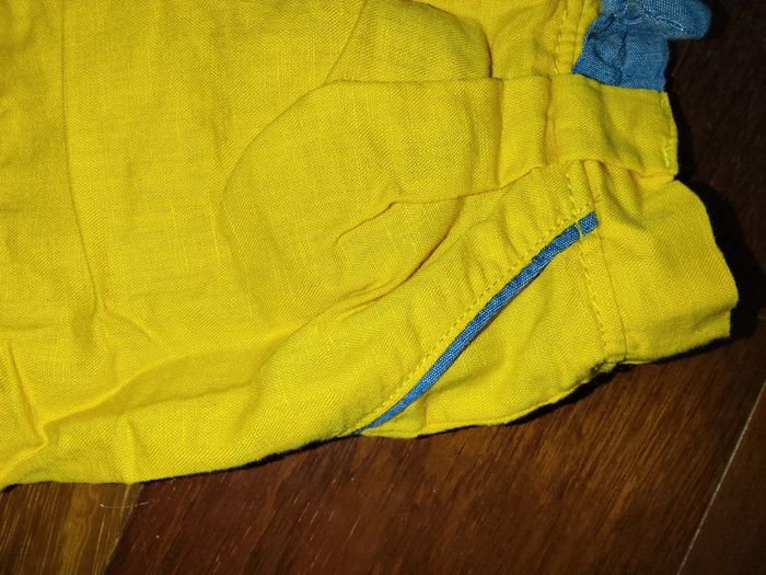 Short jaune 18 mois - photo numéro 3