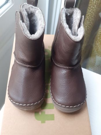 Bottes bottines Froddo marton neuves cuir fourrees mouton 23