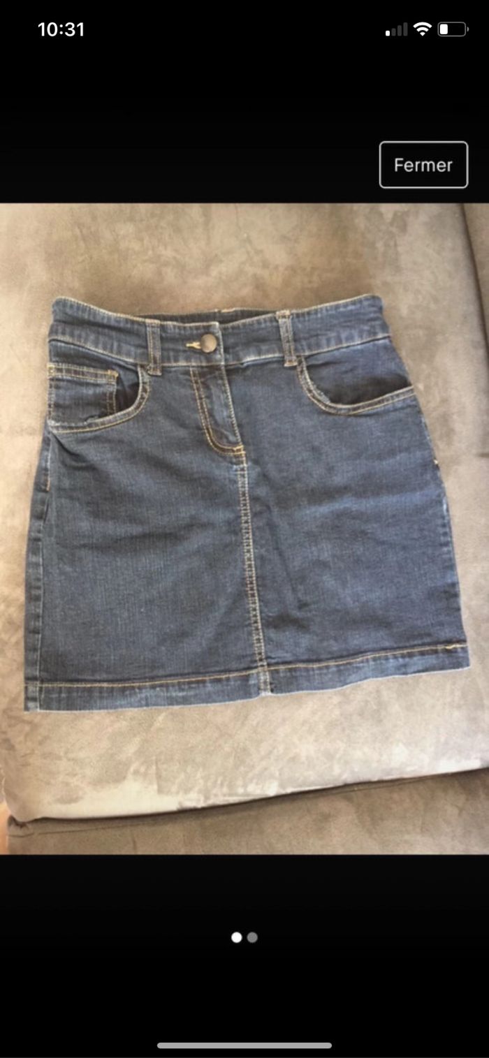 Jupe jeans