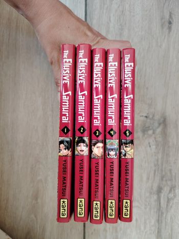 Manga the elusive samurai tomes 1 à 5