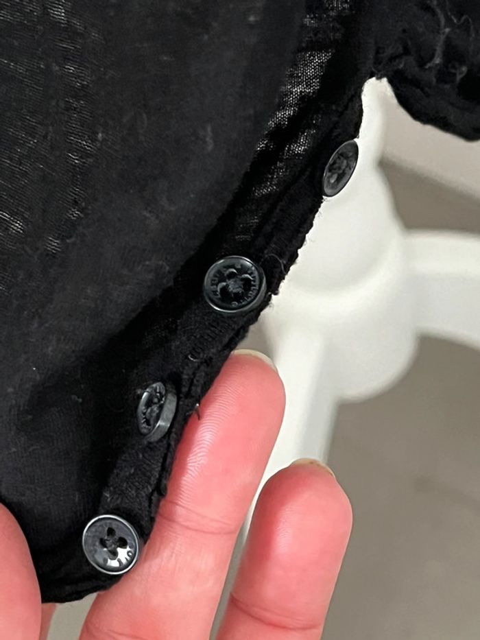 Robe noire boutonnée Zadig et Voltaire M - photo numéro 6