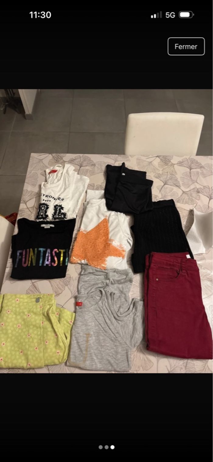 Lot de vêtement fille 12ans - photo numéro 2