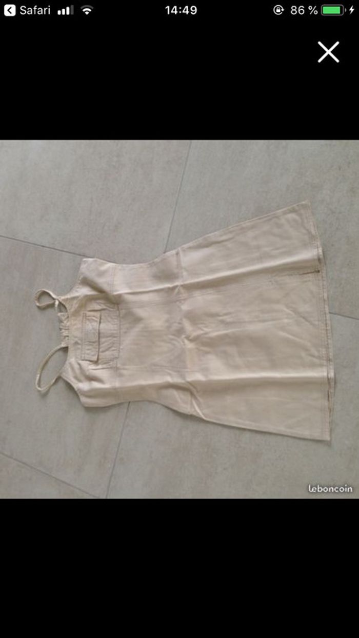 Robe beige t36