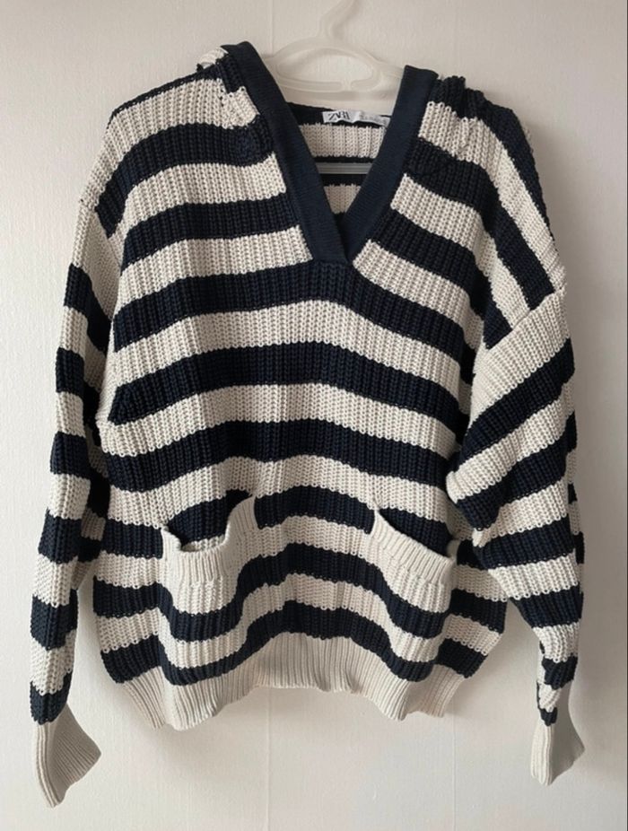 Pull à rayures Zara