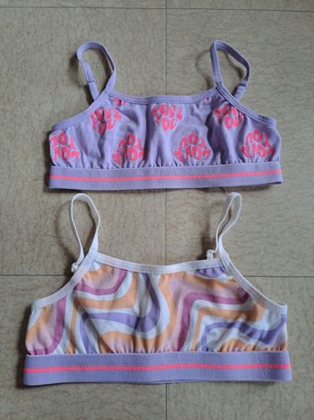 Lot de 2 brassière fille / T. 10 ans / " Zeeman " / NEUVES