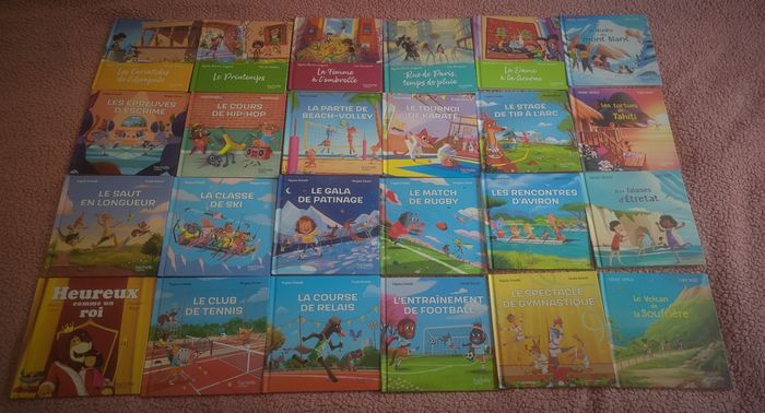 Lot de 24 livres
