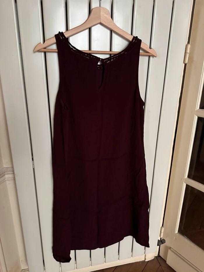 Robe bordeaux monoprix S - photo numéro 3