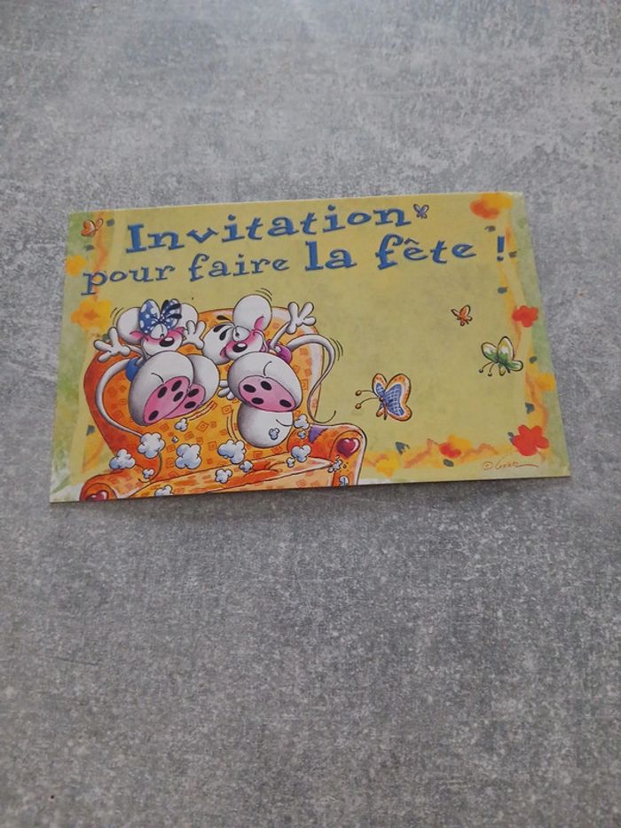 Carte d invitation